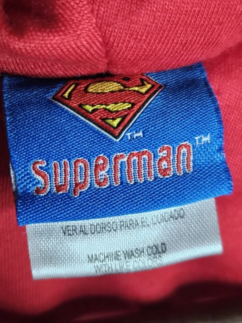 Baby Boy Superman Plush Hoodie Bunting Snowsuit Costume Superhero Blue Size 6-9M